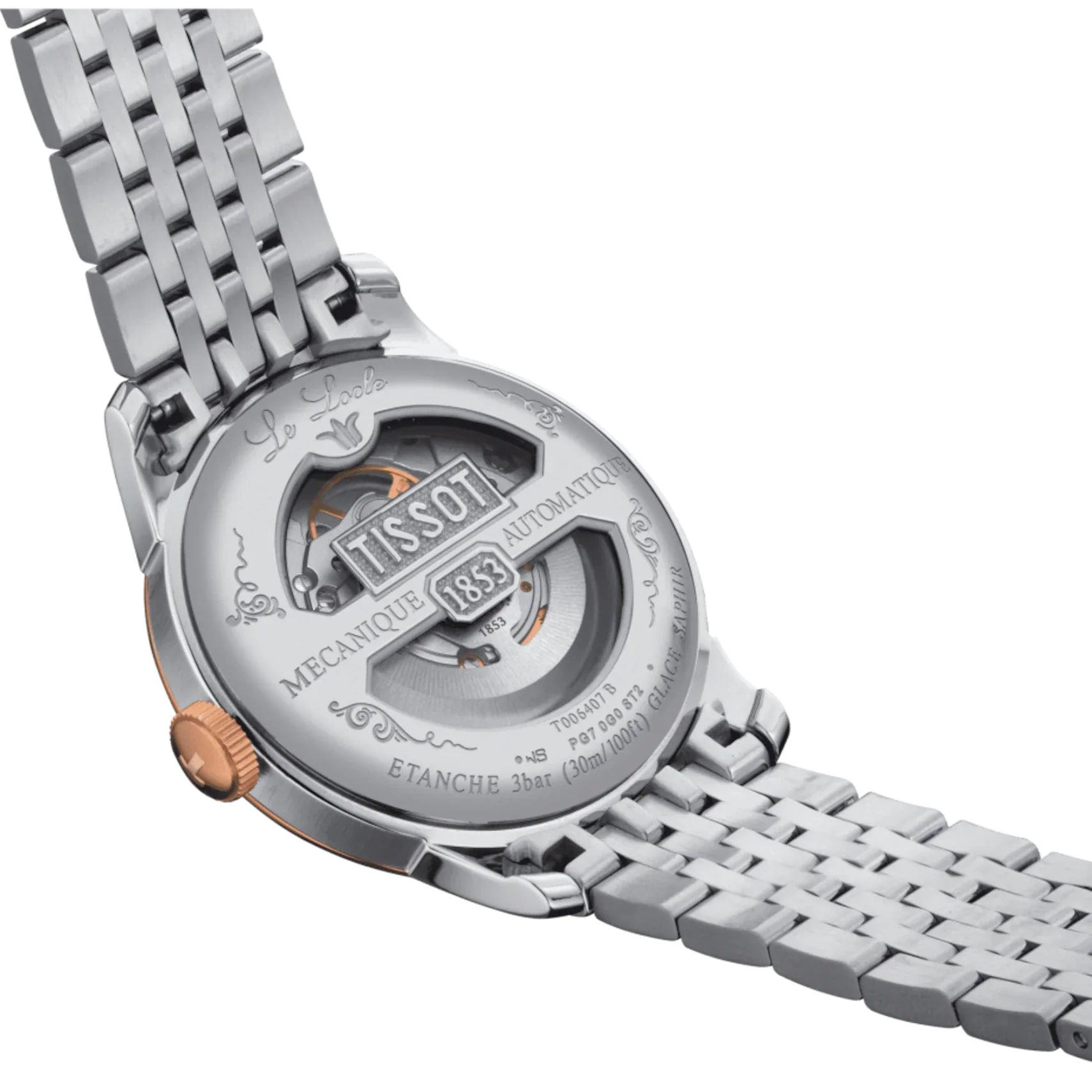 Men's Le Locle Powermatic 80 Open Heart Watch