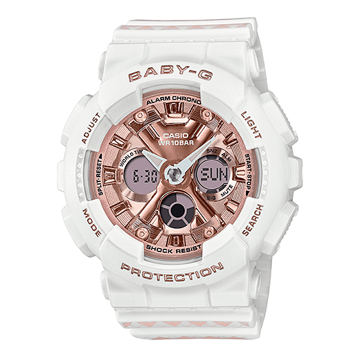 Ladies Baby-G Watch (BA-130SP-7ADR)