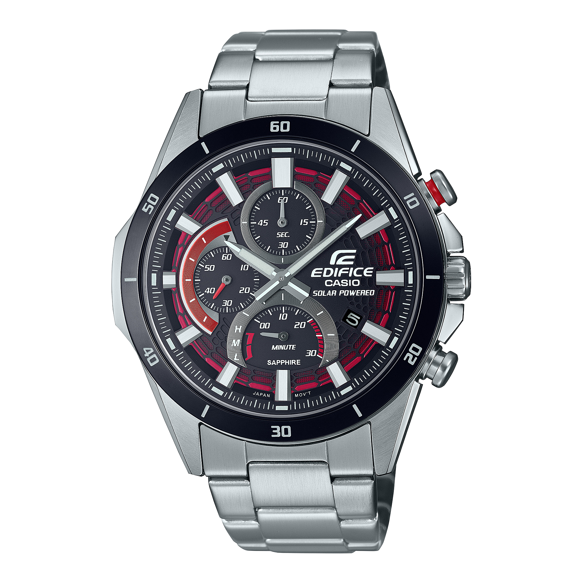 Men's Sporty Solar Powered Chronograph Watch (EFS-S610DB-1AVUDF)