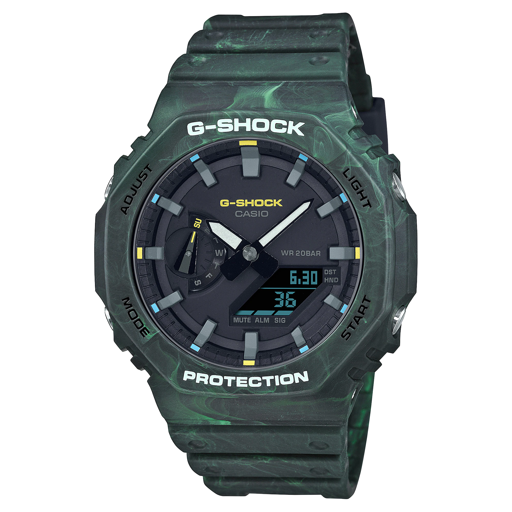 Men's ANALOG-DIGITAL Watch (GA-2100FR-3ADR)