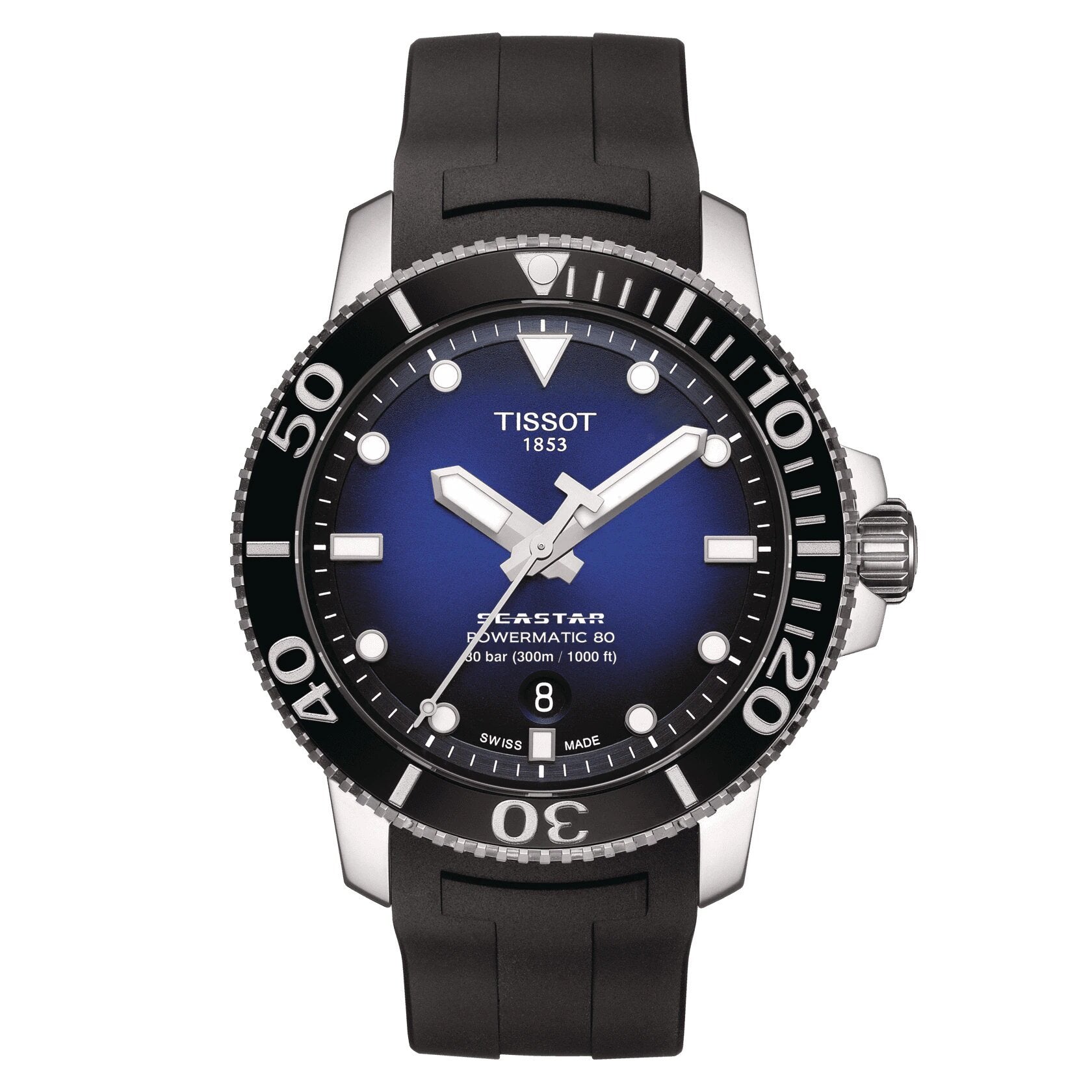 Men's Seastar 1000 Powermatic Watch (T1204071704100)