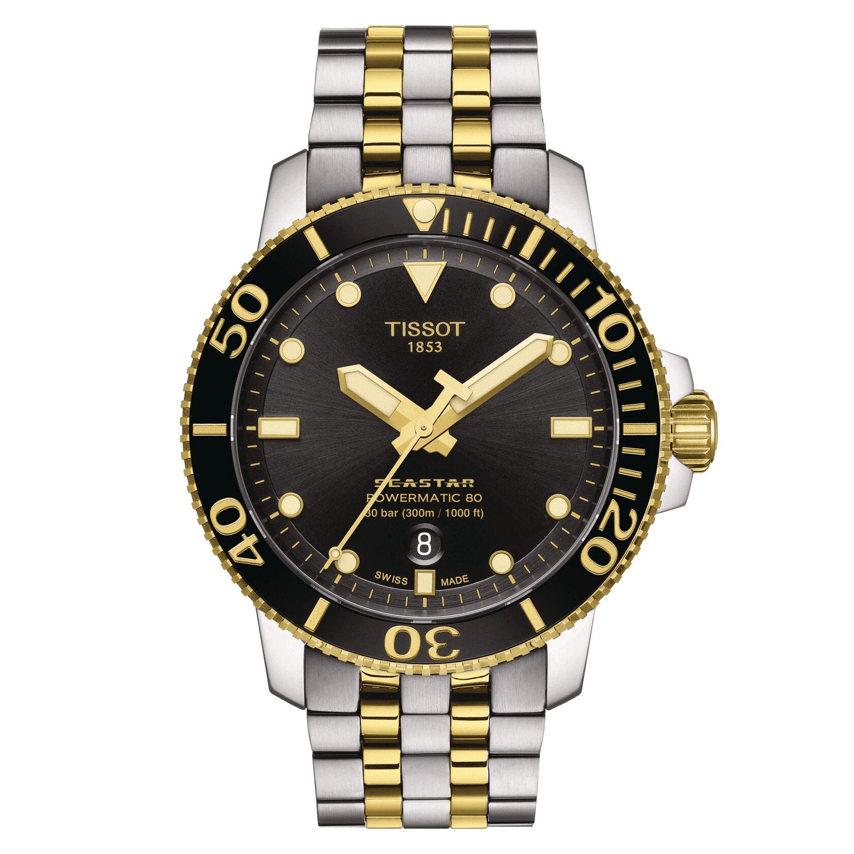 Men's Seastar 1000 Powermatic Watch (T1204072205100)
