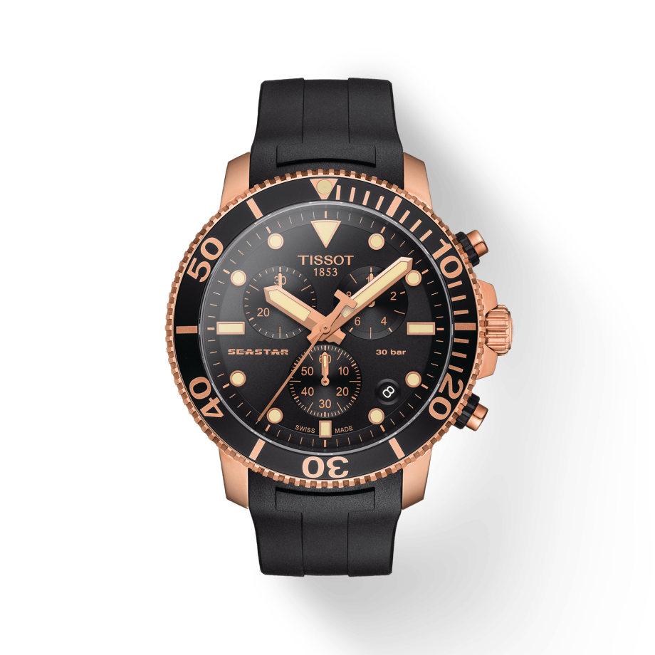 Men's Seastar 1000 Chronograph Watch (T1204173705100)