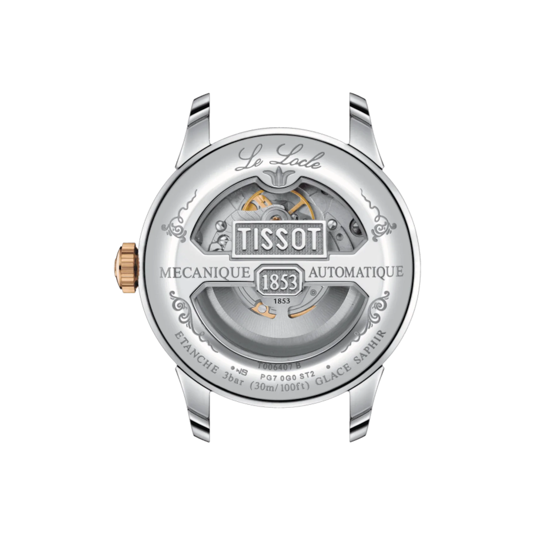 Men's Le Locle Powermatic 80 Open Heart Watch