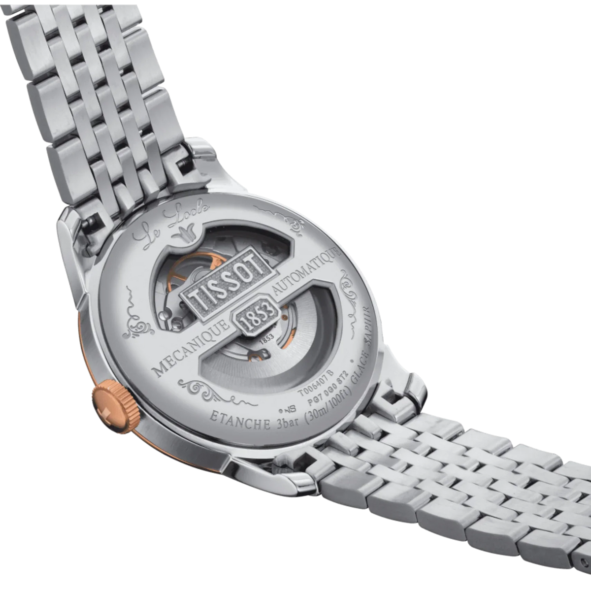 Men's Le Locle Powermatic 80 Open Heart Watch