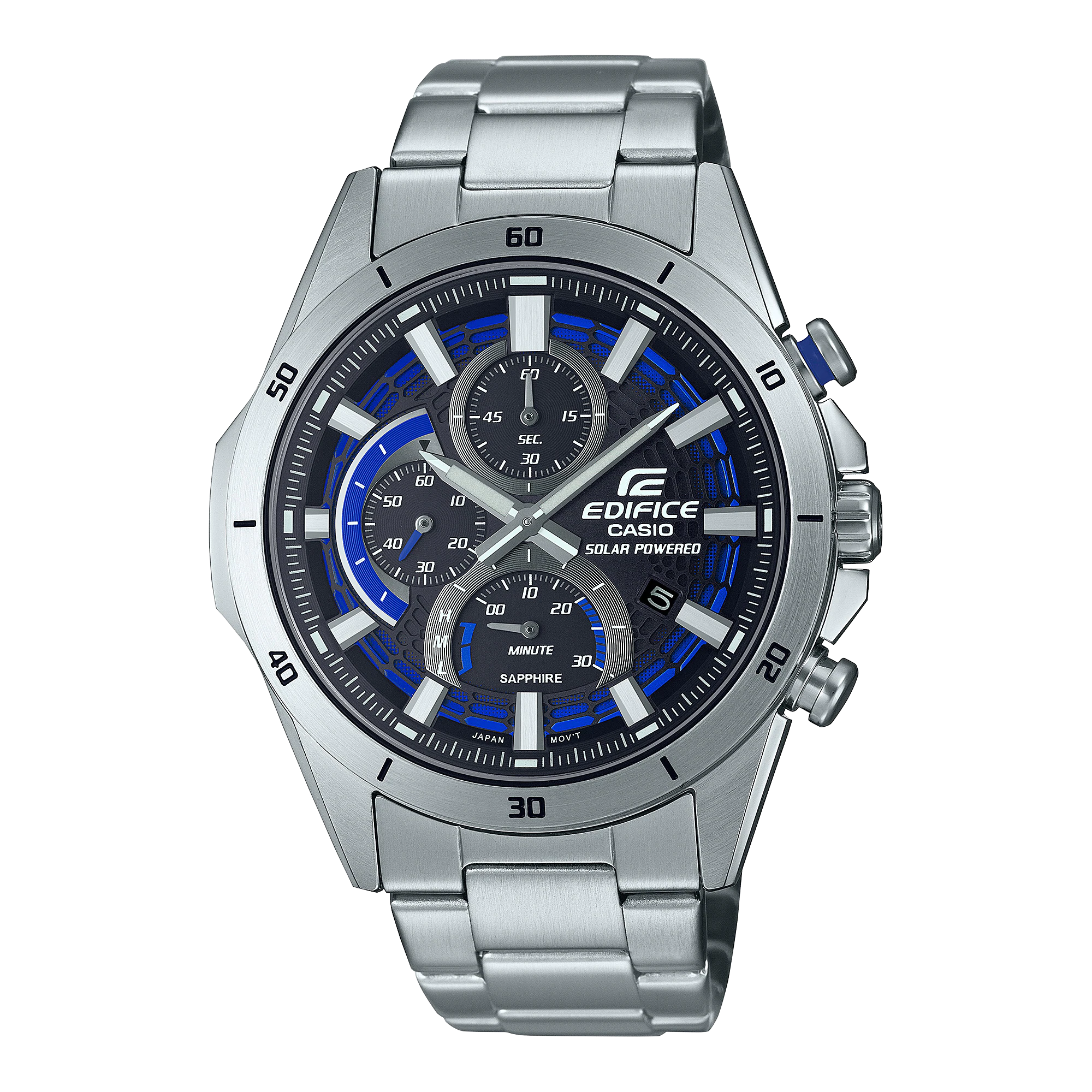 Men's Sporty Solar Powered Chronograph Watch (EFS-S610D-1AVUDF)