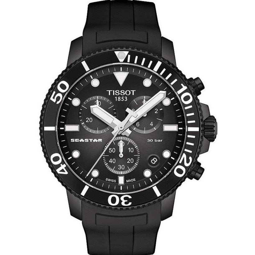 Men's SeaStar 1000 Chronograph Watch (T1204173705102)